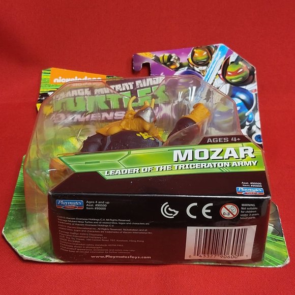 Nickelodean Teenage Mutant Ninja Turtles Dimension X Mozar Leader of the Tricera - Picture 5 of 10